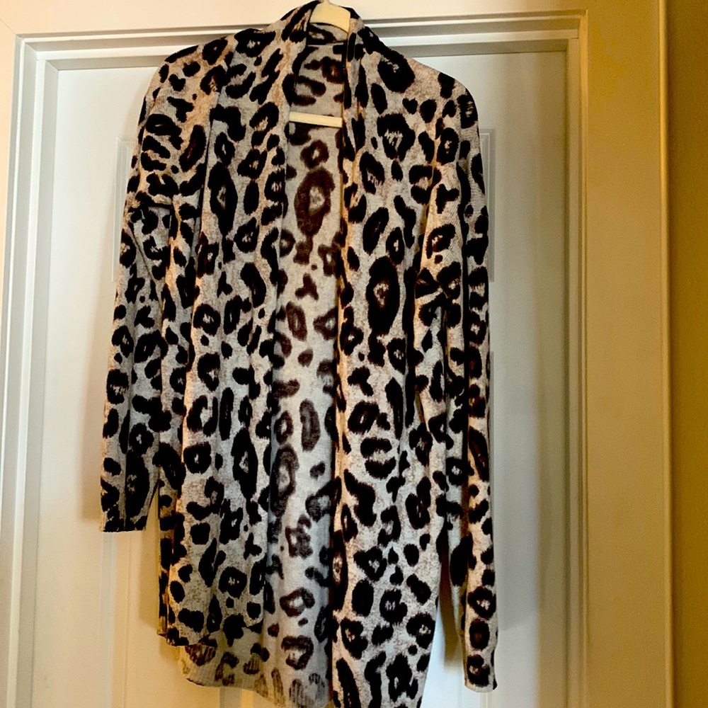 Cute animal print cardigan